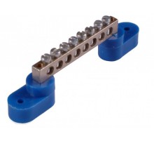 Шина _N_ 63.10.2 Шина "N" на 10 присоединений 63А на 2 изоляторах стойка  Шина _N_ 63.10.2  HEGEL