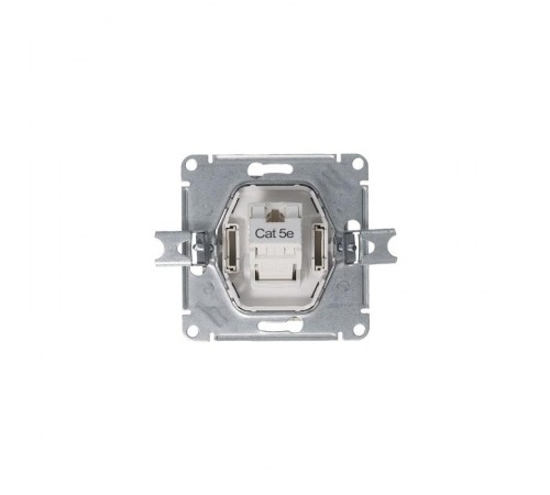 AtlasDesign Алюминий Розетка компьютерная RJ45, механизм  ATN000383  SE