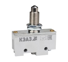 Микропереключатель МП-1105м/05 (толкатель-шарик-винт-фронт гайками)- КЭАЗ  347465  КЭАЗ