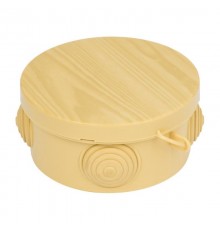 Коробка распределительная КМР-040-039 с крышкой (85х40) 4 мембранных ввода светлое дерево IP54 EKF PROxima  plc-kmr-040-039-s  EKF