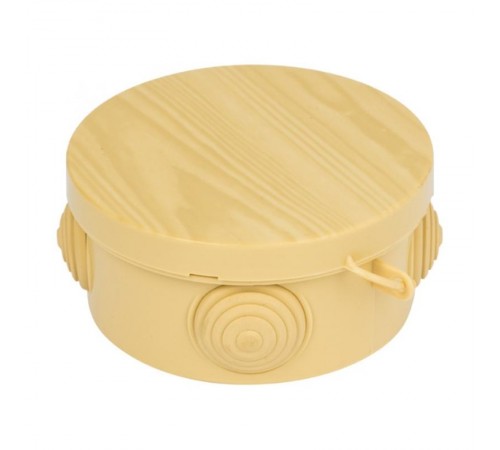 Коробка распределительная КМР-040-039 с крышкой (85х40) 4 мембранных ввода светлое дерево IP54 EKF PROxima  plc-kmr-040-039-s  EKF