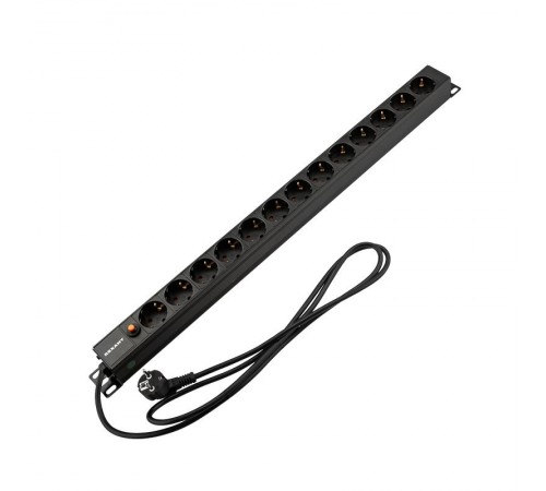 Блок распр. питания для 19" шкафов, вертикальный, 13 розеток СЕЕ 7/4, 16A  04-0205-2  REXANT