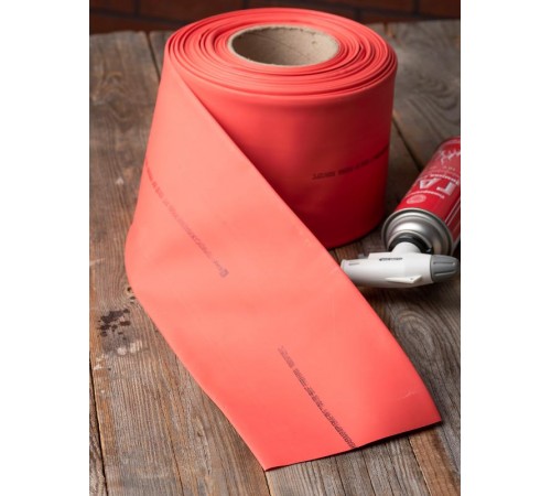 Термоусаживаемая трубка ТУТ нг 120/60 красная рулон PROxima  tut-120-r  EKF