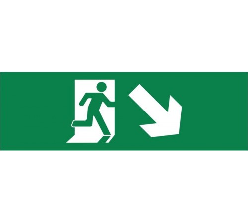 Пиктограмма ДСО-IP65-Н "Фигура вниз вправо"  60585DEK  DEKraft