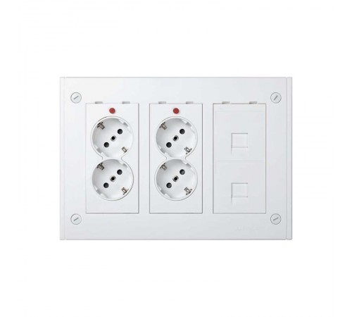 Simon Connect Монтажная коробка на 3 S-модуля Сима Про, скрытый монтаж  SBM350  Simon