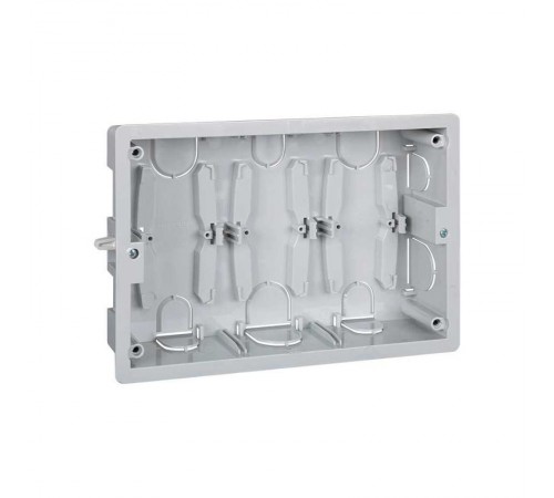 Simon Connect Монтажная коробка на 3 S-модуля Сима Про, скрытый монтаж  SBM350  Simon