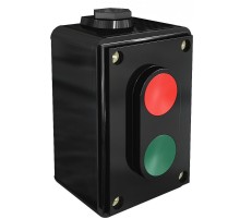 Пост кноп. на 2 кнопки LA4-2H 2НО+2НЗ Цвет:ЧЕРНЫЙ 2  25064DEK  DEKraft