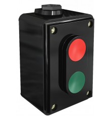 Пост кноп. на 2 кнопки LA4-2H 2НО+2НЗ Цвет:ЧЕРНЫЙ 2  25064DEK  DEKraft