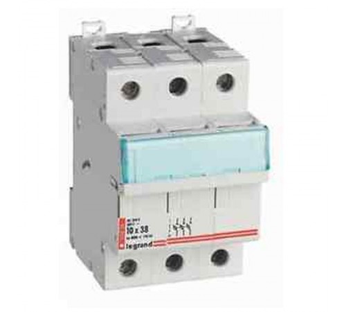 Держатель плавких вставок 3П 10х38 500В  005838  Legrand