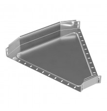 Угол горизонтальный 45 градусов Стандарт INOX (AISI 304) 600х80  PR16.3423  Промрукав