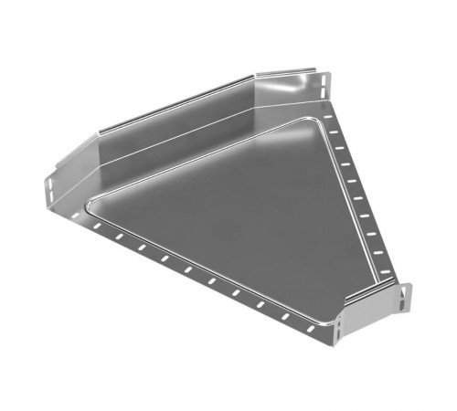 Угол горизонтальный 45 градусов Стандарт INOX (AISI 304) 600х80  PR16.3423  Промрукав