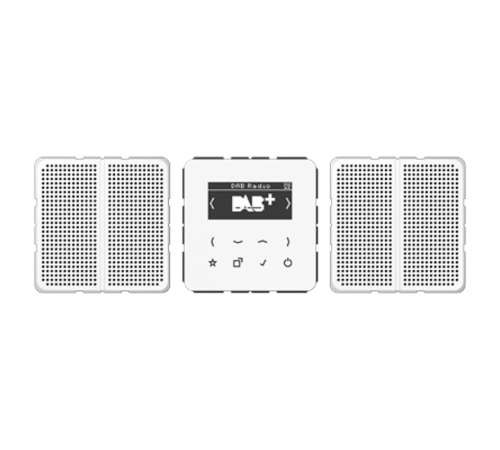 Смарт радио DAB+, стерео; белый DABCD2WW Jung