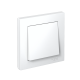AtlasDesign Белый Выключатель 1-клавишный, сх.1, 10АХ, (в сборе с рамкой), быстрозажимные клеммы  ATN000112S  SE