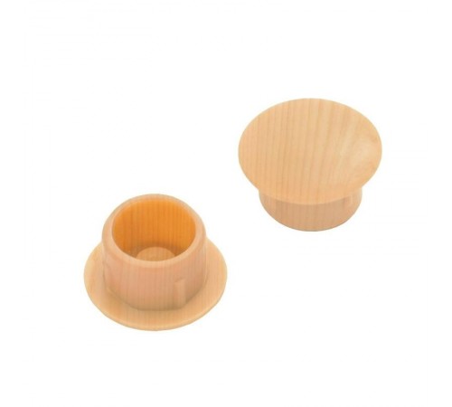 Заглушка декоративная 12 мм сосна (30 шт) - пакет   108882  Tech-KREP