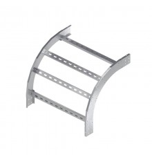 Угол лестничный вертикальный внешний 90 градусов 150х200, R600, цинк-ламельный  ULOD652ZL  DKC