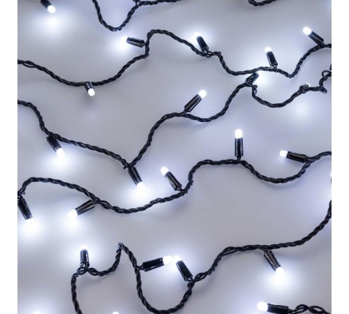 Светодиодная гирлянда ARD-STRING-CLASSIC-10000-BLACK-100LED-MILK-FLASH White (230V, 7W) (Ardecoled, IP65)  031207  Arlight