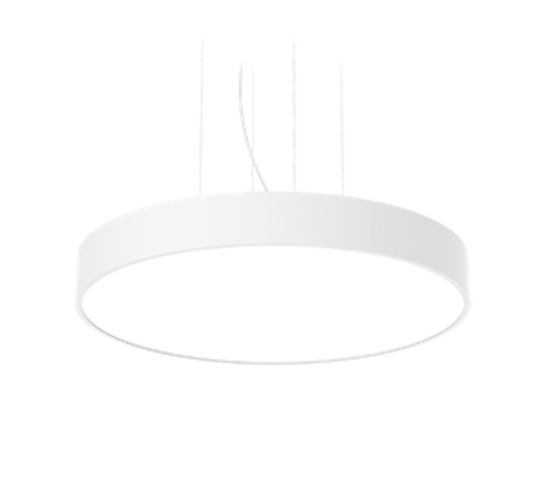 Cветильник светодиодный COSMO подвесной 90 Вт 900*115мм 3000К с рас. опал RAL9003 белый муар  V1-R0-00503-30000-2009030  VARTON