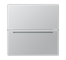 Накладка-картодержатель для RFID-карт, монтаж на ESU230-2; термопласт; алюминий; Aluminium  ALCARDRFID  Jung