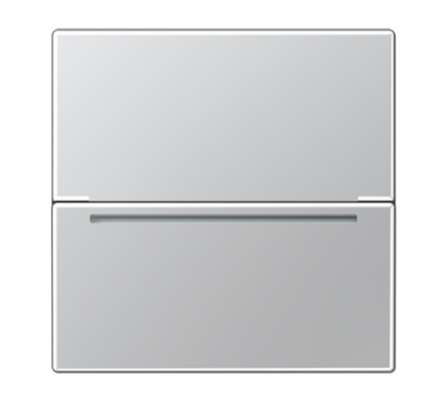 Накладка-картодержатель для RFID-карт, монтаж на ESU230-2; термопласт; алюминий; Aluminium  ALCARDRFID  Jung