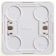 Этюд Белый О/У Выключатель кнопочный  KA10-001B  SE