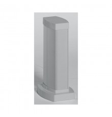 Snap-On мини-колонна алюминиевая с крышкой из алюминия, 2 секции, высота 0,3 метра, цвет алюминий  653021  Legrand