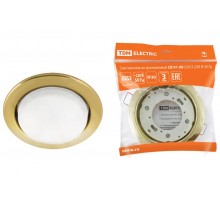 Светильник точечный встраиваемый под лампу СВ 01-06 GX53 золото  SQ0359-0059  TDM