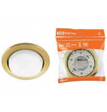 Светильник точечный встраиваемый под лампу СВ 01-06 GX53 золото  SQ0359-0059  TDM