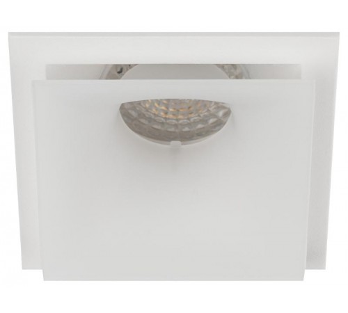 Cветильник встраиваемый декоративный KL102 WH MR16 GU5.3 белый  Б0056350  ЭРА