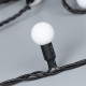 Светодиодная гирлянда ARD-BALL-PRO-D23-10000-BLACK-80LED RGB (230V, 7W)  025622  Arlight