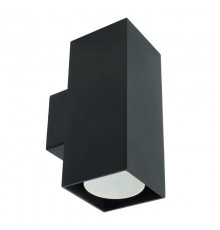 Светильник настенный  35W,  230V, 2*GU10,  чёрный ML1740  48427  FERON
