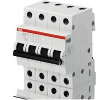 Выключатель автоматический четырехполюсный (3п+N) SH203 2А C 6кА (SH203 C 2 NA)  2CDS213103R0024  ABB