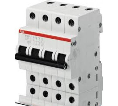 Выключатель автоматический четырехполюсный (3п+N) SH203 2А C 6кА (SH203 C 2 NA)  2CDS213103R0024  ABB