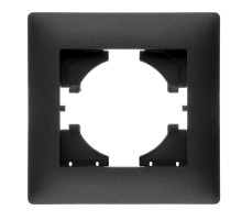 Bravo РАМКА 1-местная,  цвет  графит.  С1010-010  GUSI Electric