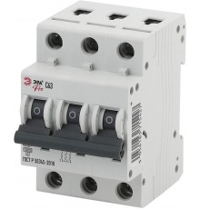 Выключатель автоматический трехполюсный Pro Pro NO-901-36 ВА47-100 3P 63А кривая C  Б0031797  ЭРА