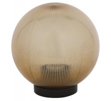 Светильник садово-парковый НТУ 02-60-203 без опоры, шар золотистый призма D=200 mm  Б0048061  ЭРА