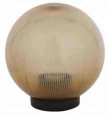 Светильник садово-парковый НТУ 02-60-203 без опоры, шар золотистый призма D=200 mm  Б0048061  ЭРА