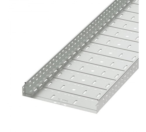 Лоток перфорированный  500х100х3000мм, цинк-ламельный  35346ZL  DKC