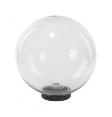 Светильник НТУ 03-100-401 шар d=400 мм IP54 (прозрачный ПММА, основание плоское ПК 145, Е27)  SQ0330-0629  TDM