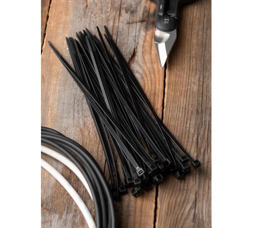 Хомут P6.6 стандартный (ч), 3.6x150 (100шт) FlexLock PROxima  plc-fl-ctsb-3.6x150  EKF