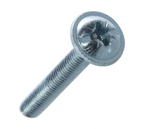 Винт DIN 967  полусферический с прессшайбой М4х25 (10 шт) - пакет   108926  Tech-KREP