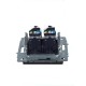 BRITE Розетка компьютерная 2-ая RJ45 кат.5E РК10-2-БрТБ темная бронза   BR-K20-1-K45  IEK