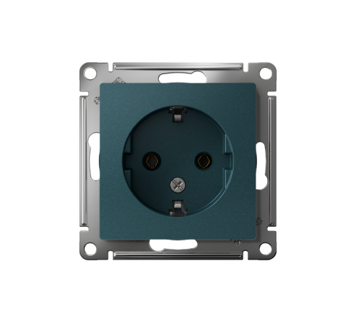 AtlasDesign Изумруд Розетка с заземлением, 16А, механизм  ATN000843  SE