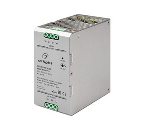 Блок питания ARV-DRP240-24-B (24V, 10A, 240W, PFC) (Arlight, IP20 Металл, 5 лет)  037155  Arlight