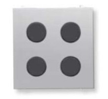 SR-4-N2PL Центральная плата 4-кнопочная free@home, Zenit, серебряный  SR-4-N2PL   2CLA222640N1302  ABB