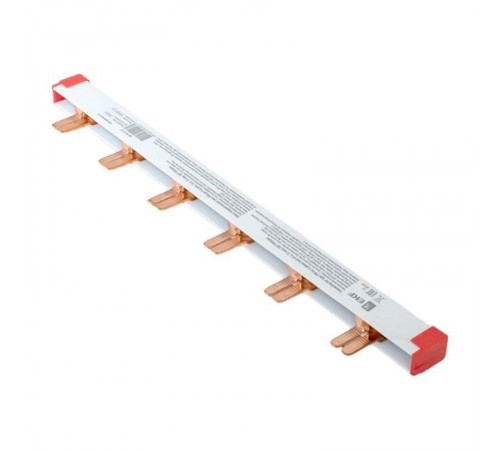 Шина соед. типа PIN для 2-п нагр. 63А 12 мод. pin-02-63-12EKF