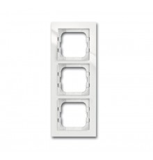 Рамка 3-постовая, для монтажа заподлицо, серия axcent, цвет белый  1753-0-4123   2CKA001753A4123  ABB