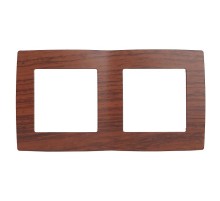 Рамка на 2 поста 12-5002-08  ,  вишня  Б0014758  ЭРА