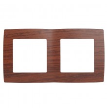 Рамка на 2 поста 12-5002-08  ,  вишня  Б0014758  ЭРА