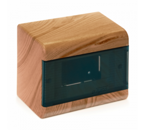 Щиток тусо о/п на 6 мод. с двер. 160х132х93мм бук на светлой основе  68026-38М  Рувинил