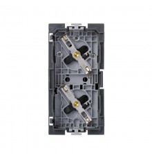 Simon CIMA 500 Розетка двойная 2P+E Schuko, 16А, 250В, клеммы: зажим+1Click, 50х100мм, 500 CIMA, база  50002432-039  Simon